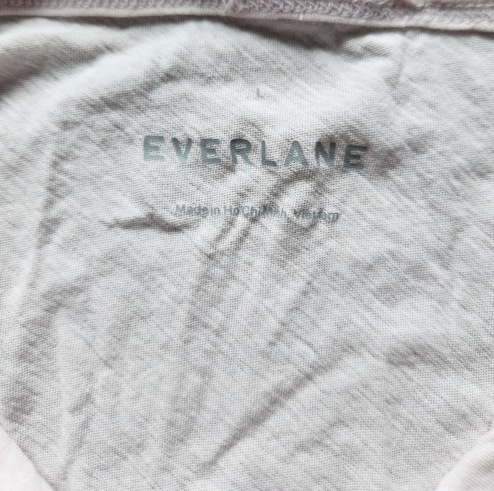 Everlane Pale Pink Sleeveless The Boyfriend Tank Large - Picture 7 of 7